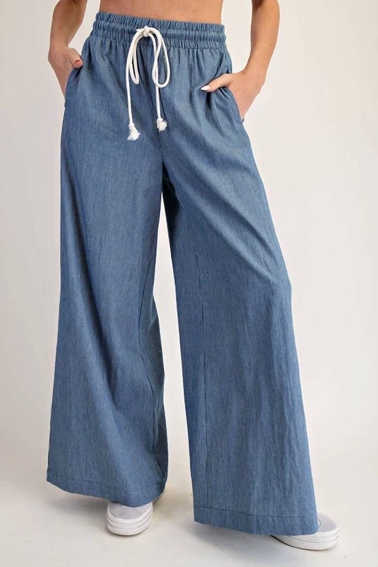 Whimsical Mimsy - Crisp Air Pinstripes Pants