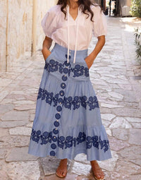 Oliphant - Button Front Skirt