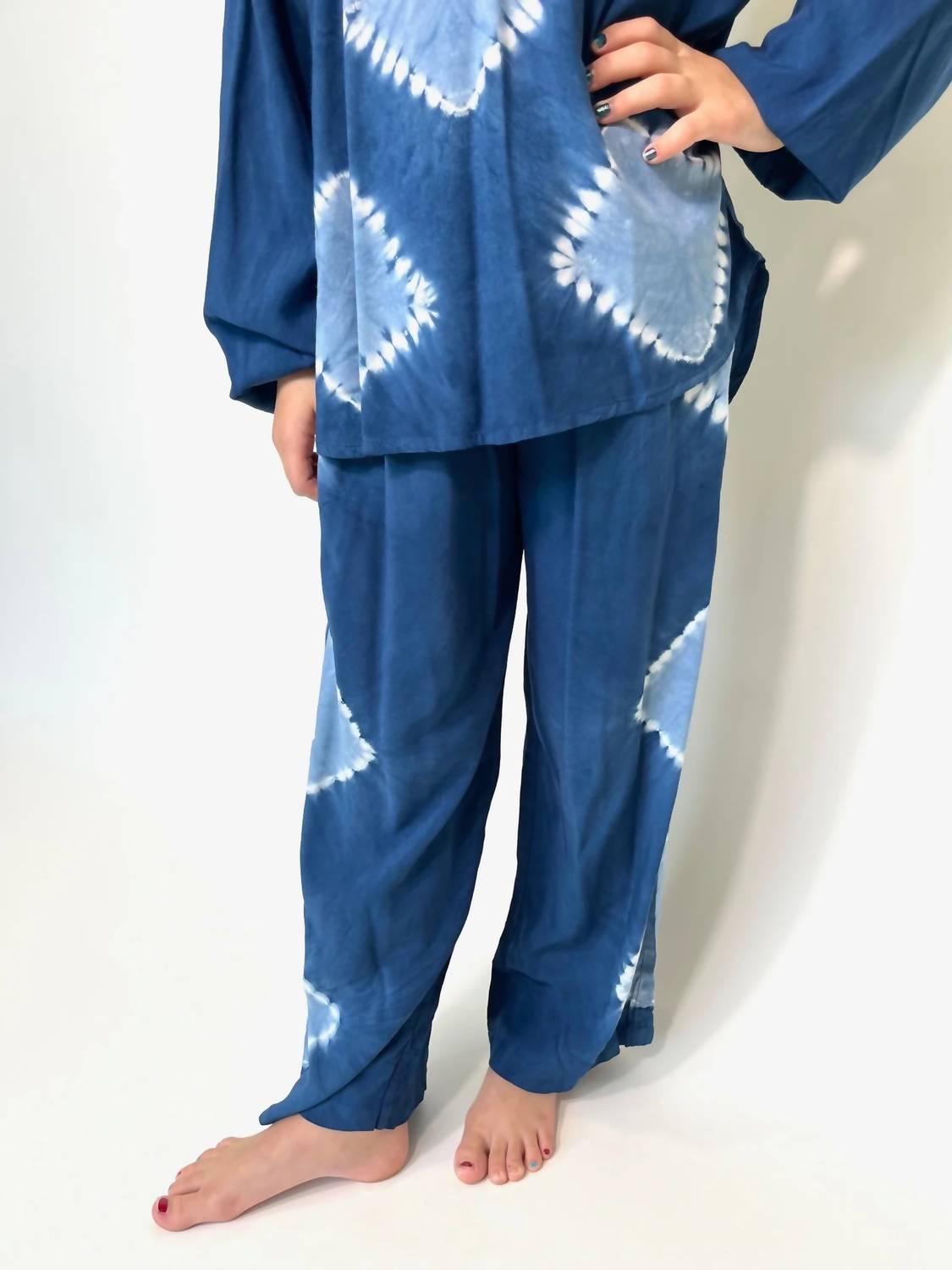 Romi The Brand Kid's Nassau Pant in indigo - kids' joggers
