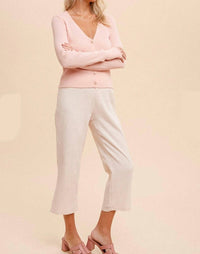 Hem & Thread - Tea Time Cropped Pencil Pants