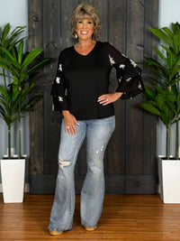 Southern Grace - Something Up My Sleeve Top
