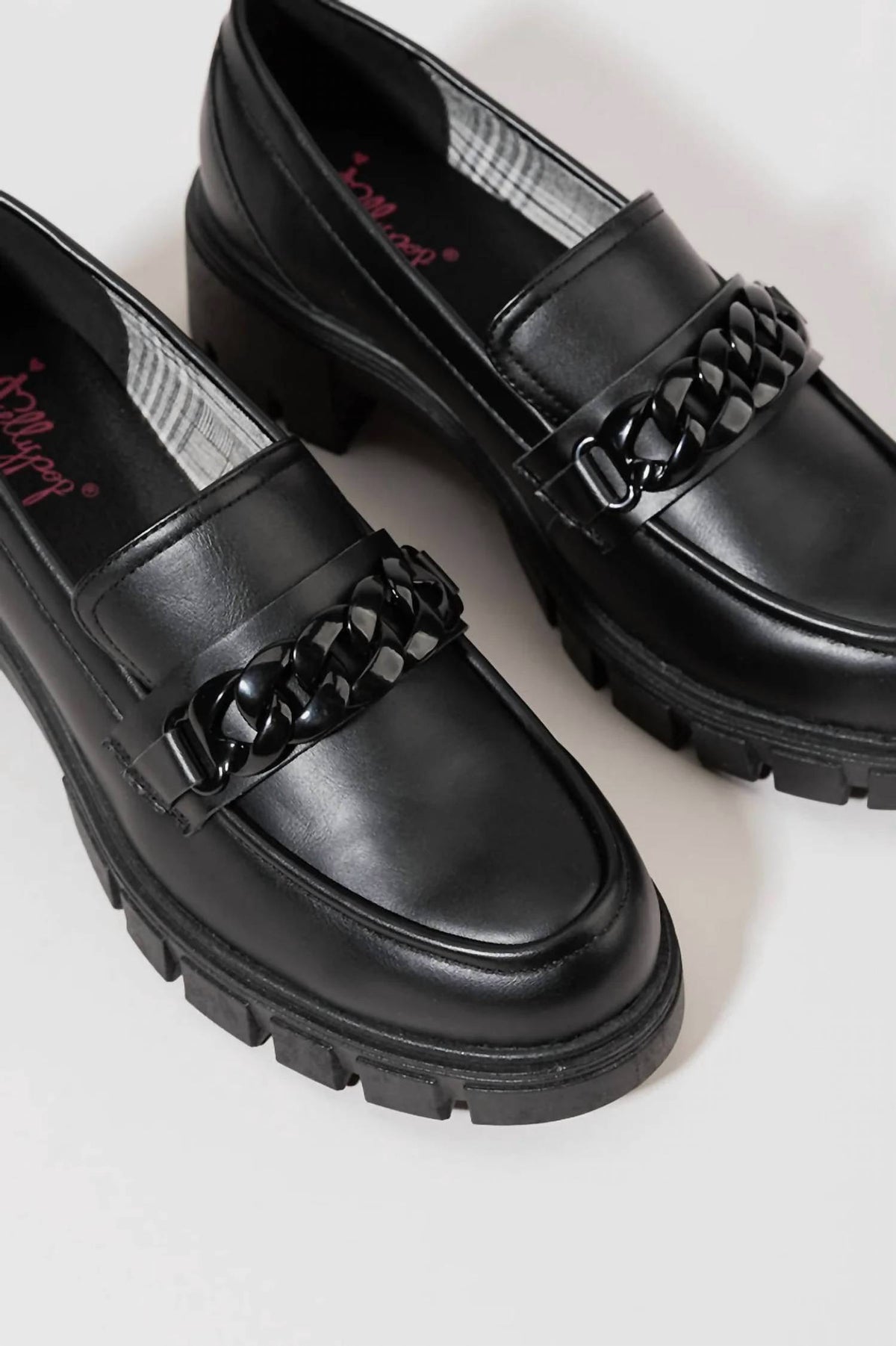 Jellypop - Women's Una Chunky Chain Loafers