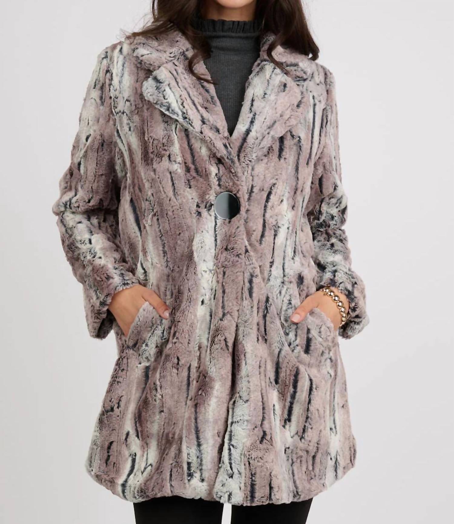 Uncle Frank - Faux Mountain Fox Coat