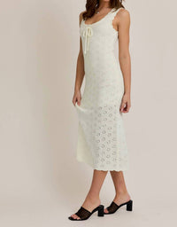 Le Lis - Pointelle Sweater Midi Dress