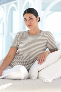 Foil - Why Knot Stripe Top