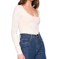 Susana Monaco - Scoop Front Long Sleeve Top