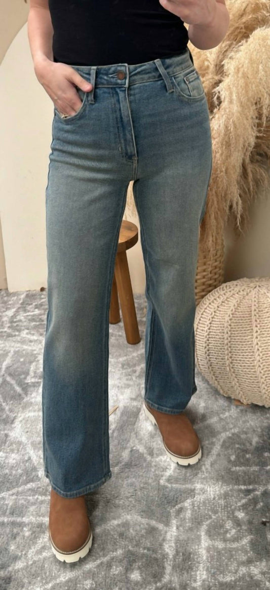 Just Black Denim - High Rise Full Length Straight