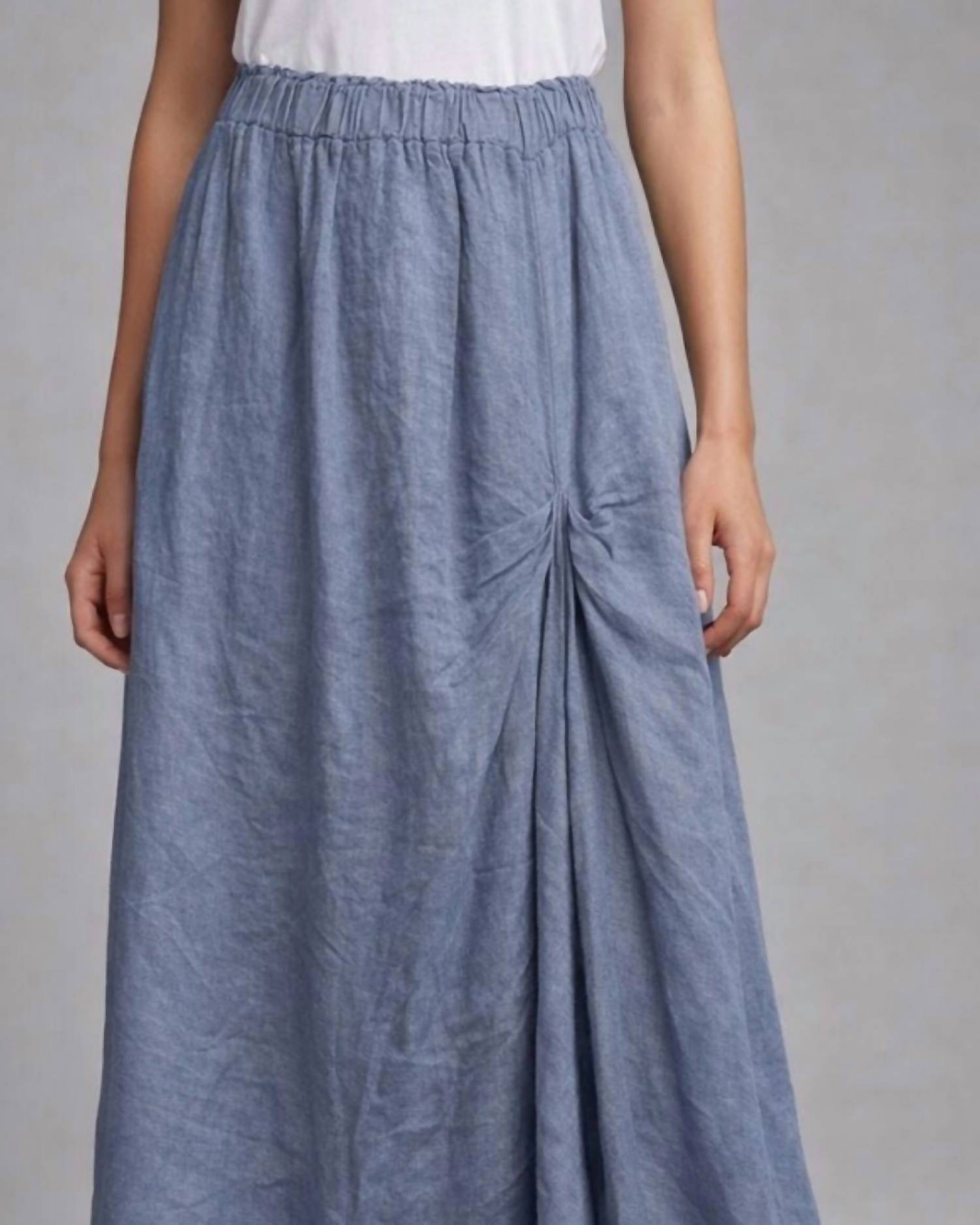 Tempo Paris - Ruch Linen Skirt