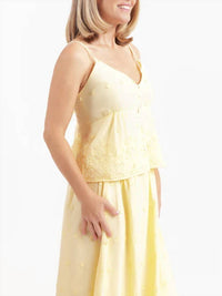 Sadie & Sage - Beachglass Embroidered Tank