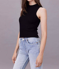 Lna - Ribbed Double Layer Tank Top