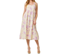 Mystree - Floral Tiered Midi Dress