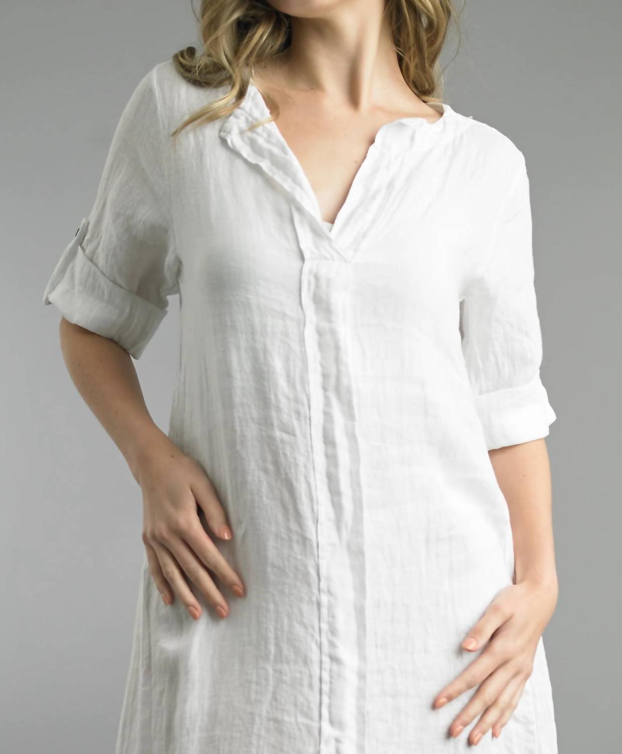 Tempo Paris - V-neck Midi Dress
