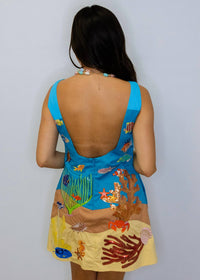 Queen Of Sparkles - Under The Sea Cotton Tank Dress
