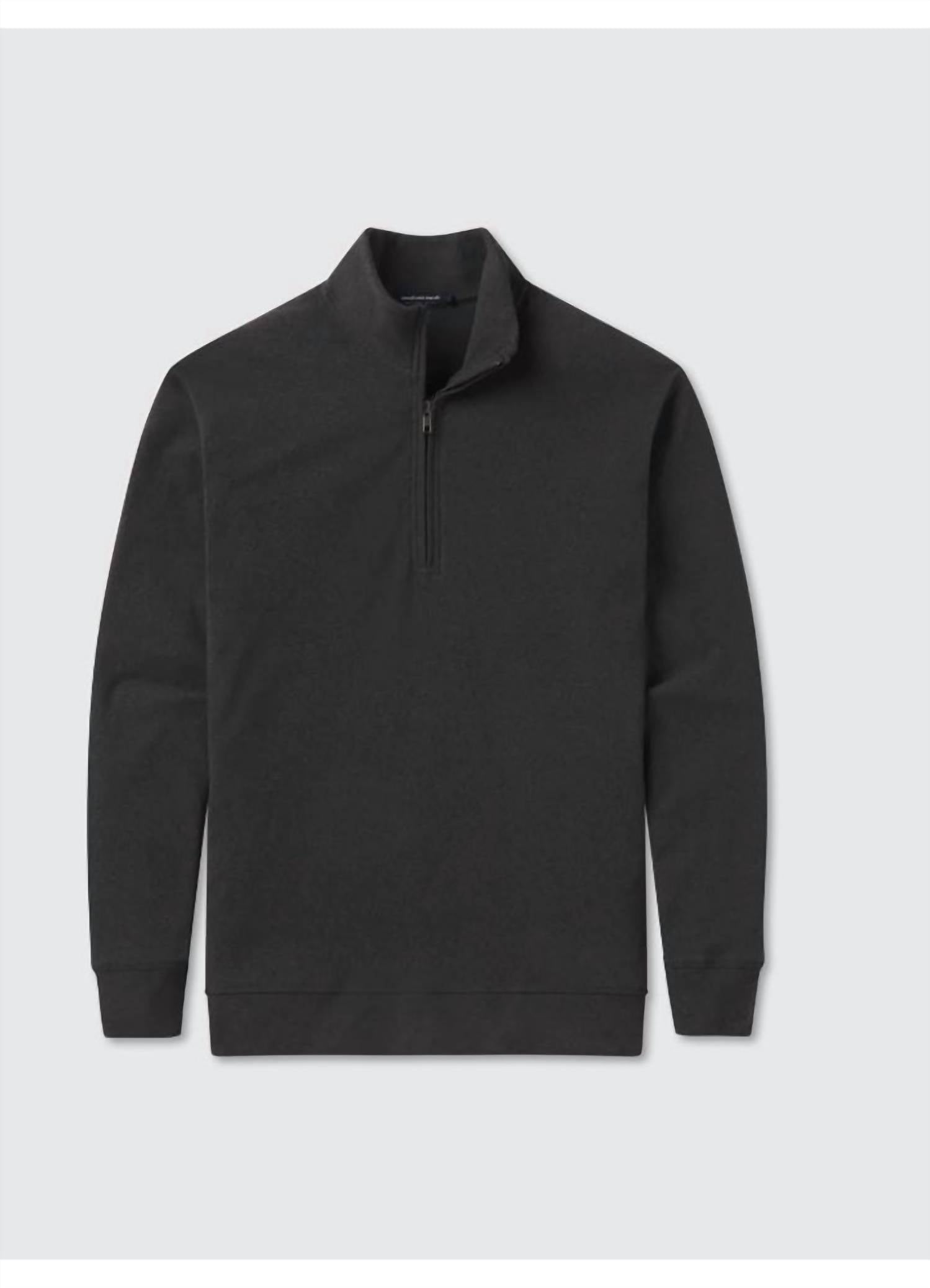 Southern Marsh Men's Aurora Comfort Pullover in charcoal gray - men's sweater