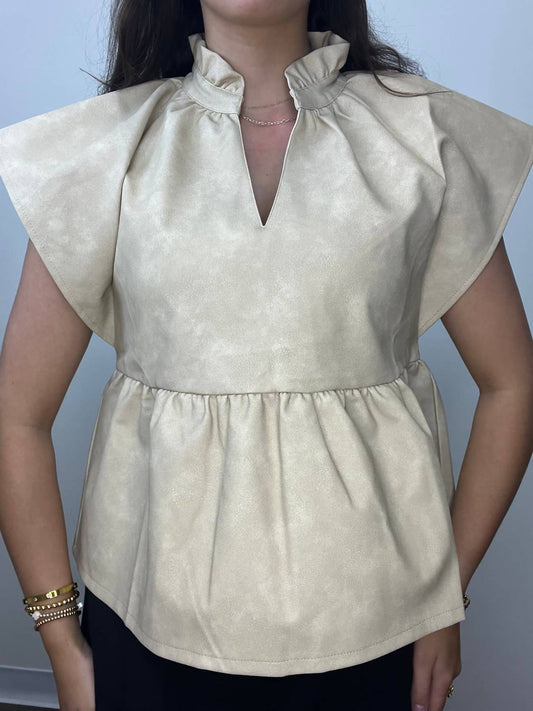 Thml - Daisy Leather Top