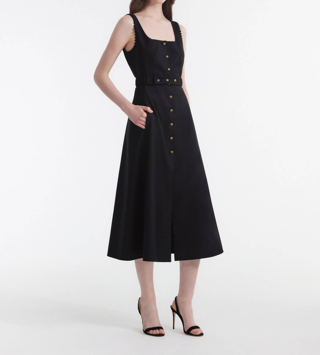 Saloni - Bibba B Midi Dress