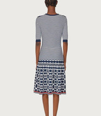 Salvatore Ferragamo - Women's Viscose Fiber Midi Dress