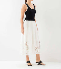 Fifteen Twenty - Women's Alicia Contrast Midi Dress