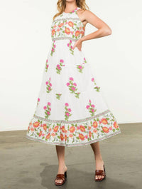 Thml - Halter Floral Print Maxi Dress