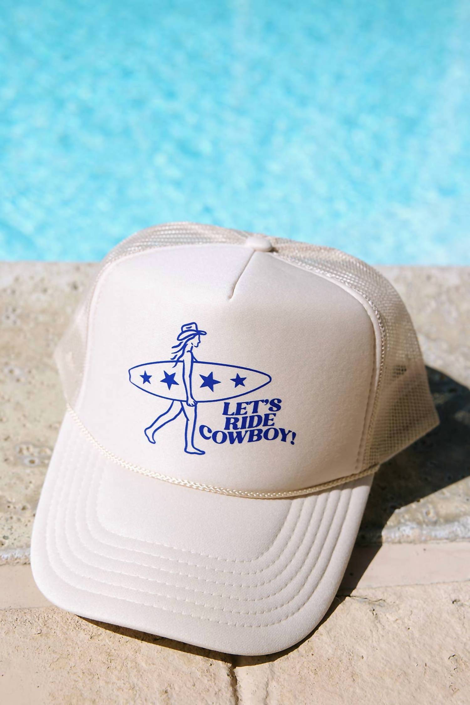 Rubymoon - Unisex Let's Ride Cowboy Foam Trucker Hat