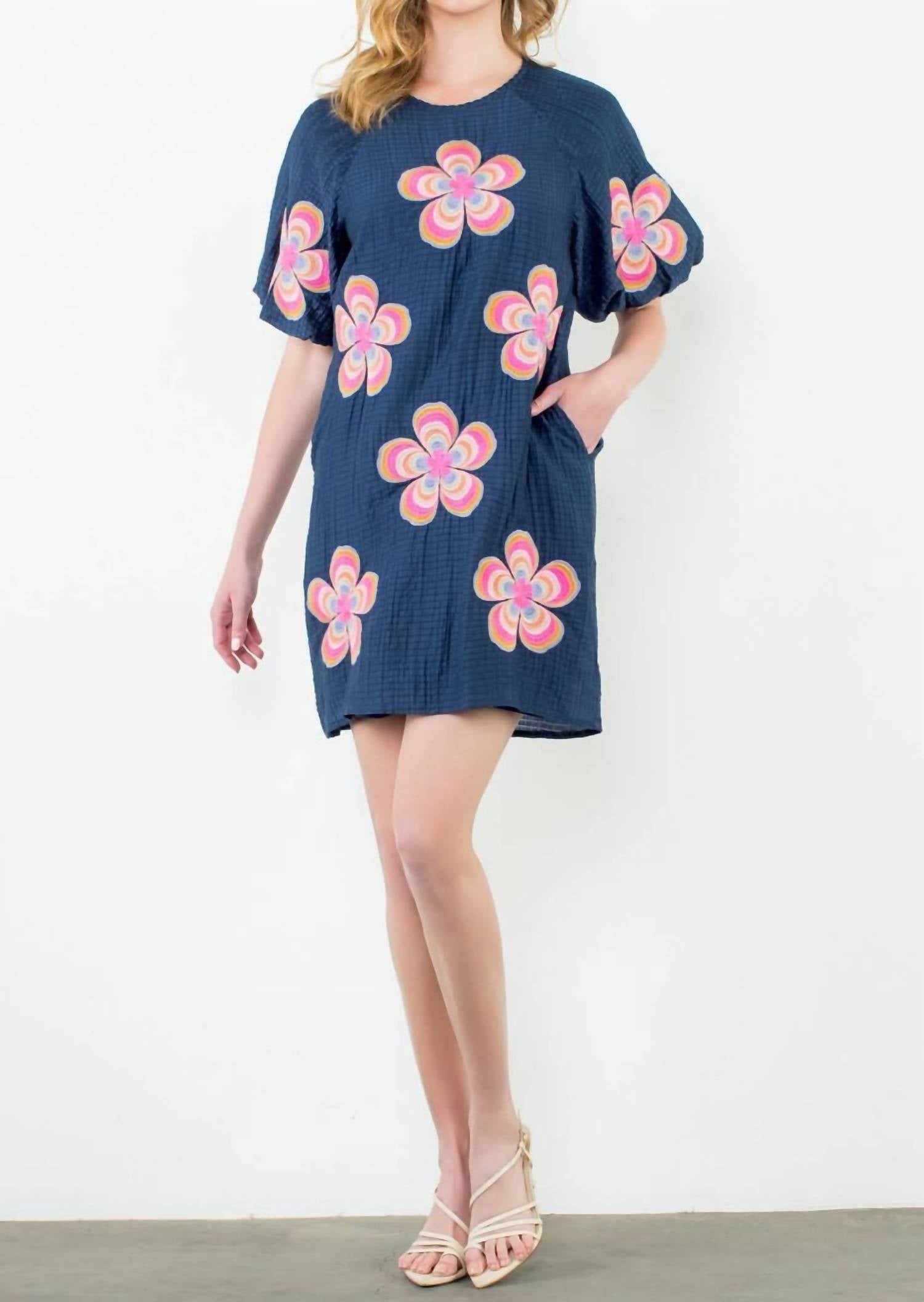 Thml - Sasha Flower Embroidered Dress