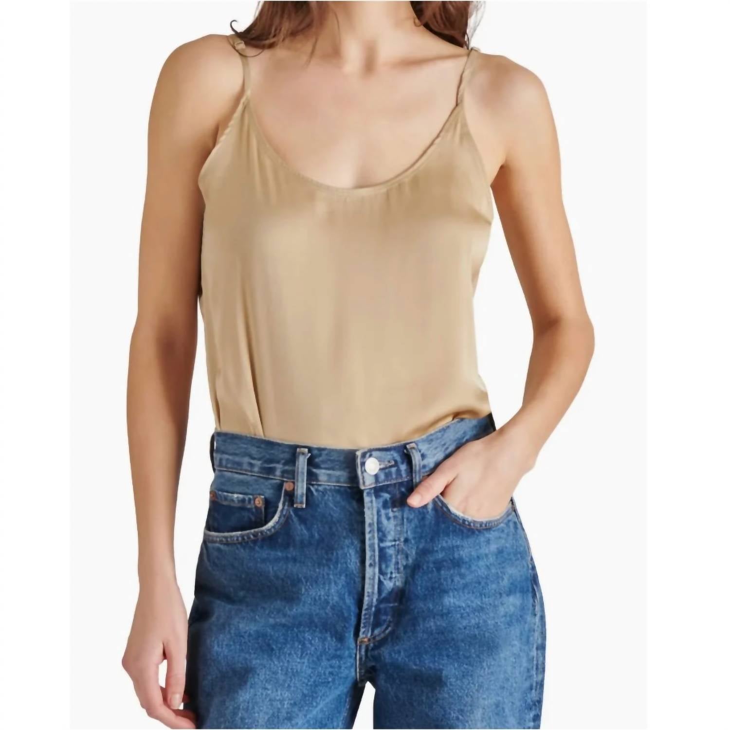 STEVE MADDEN Sleeveless Emersyn Bodysuit - women's shirt