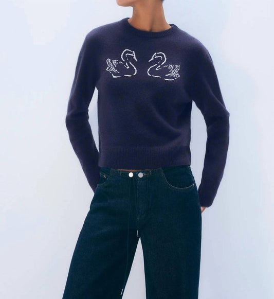 White + Warren - Cashmere Swan Crew Top