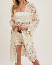 Bluivy - Southern Charm Bell Sleeve Cardigan