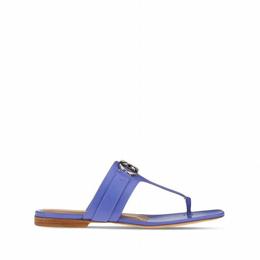 Salvatore Ferragamo - Women's Gancini Leather Flat Sandals