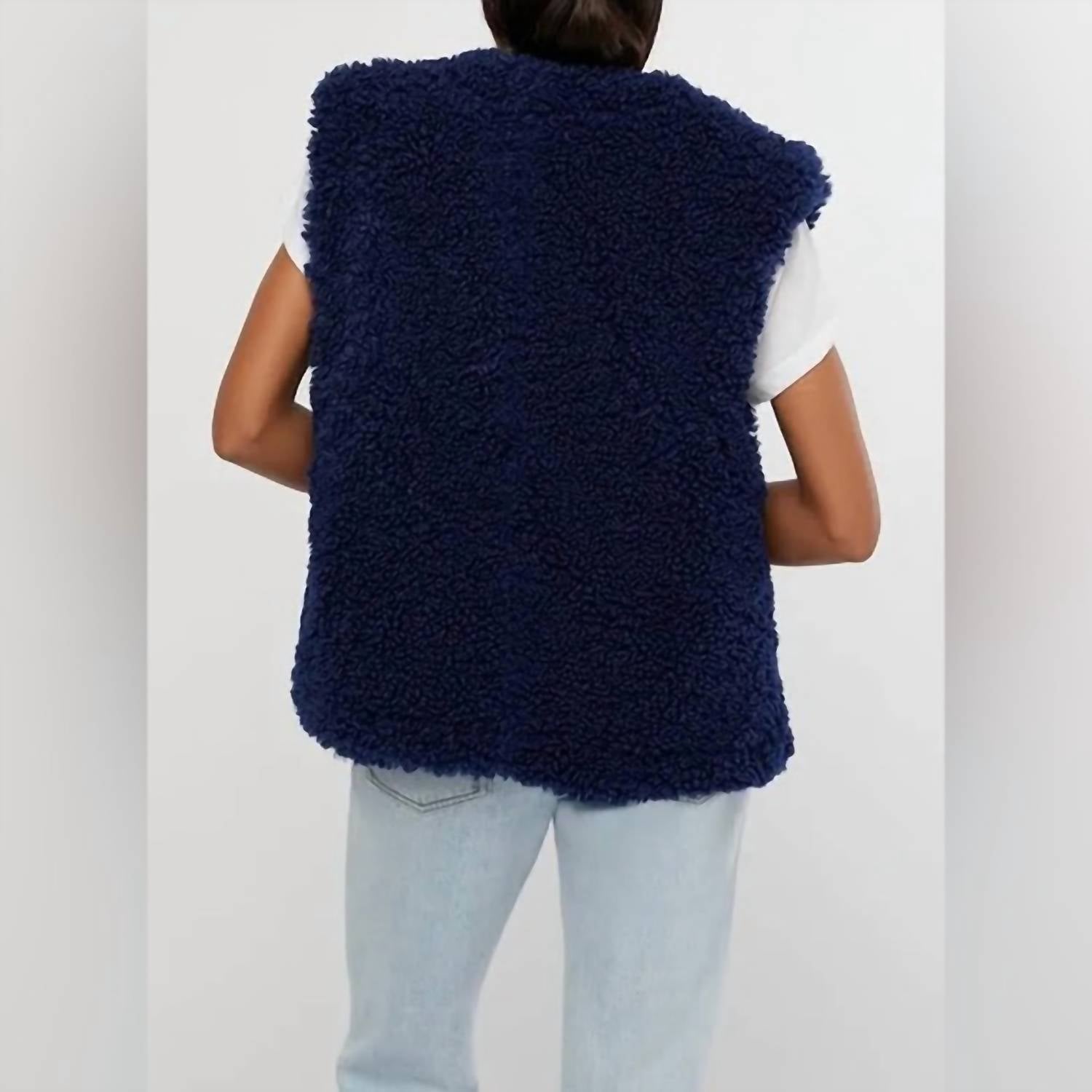 We Wore What - Sherpa Reversible Vest