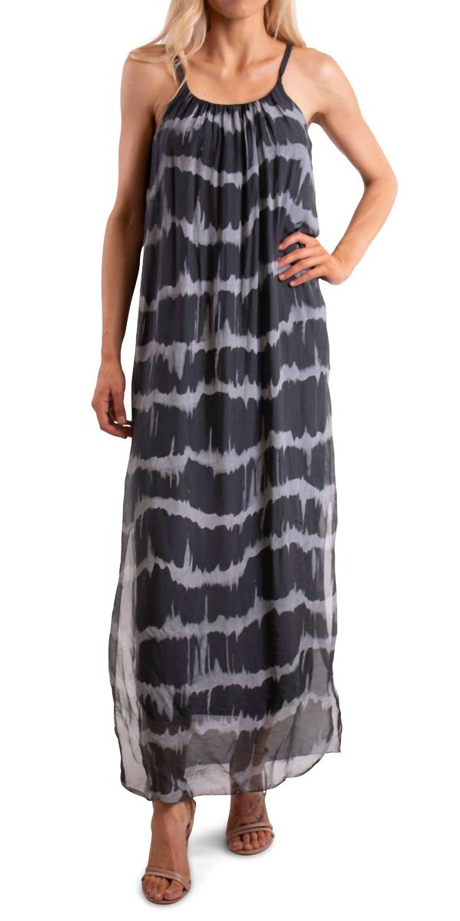 Gigi Moda - Venus Tie Dye Silk Midi Dress