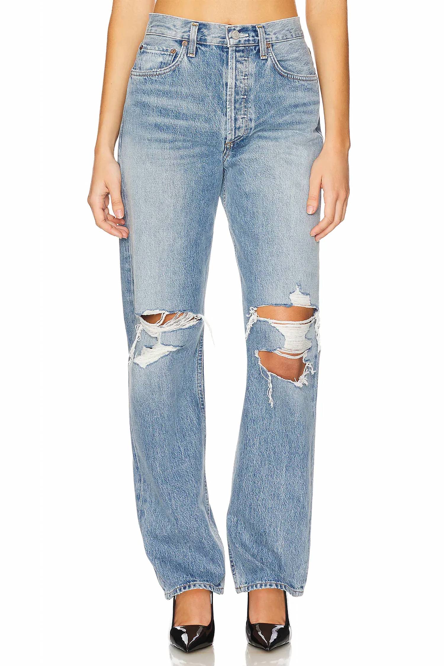 Agolde - Kelly High Rise Relaxed Straight Jeans