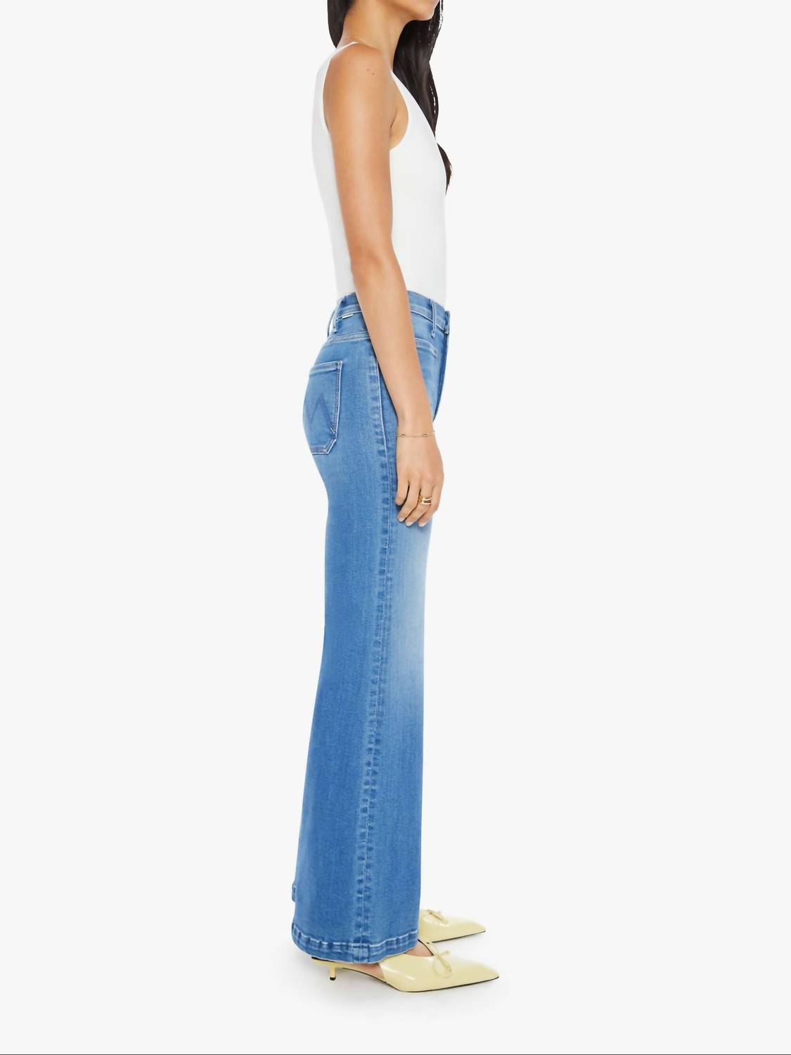 Mother - Hustler Roller Patch Pocket Sneak Jean