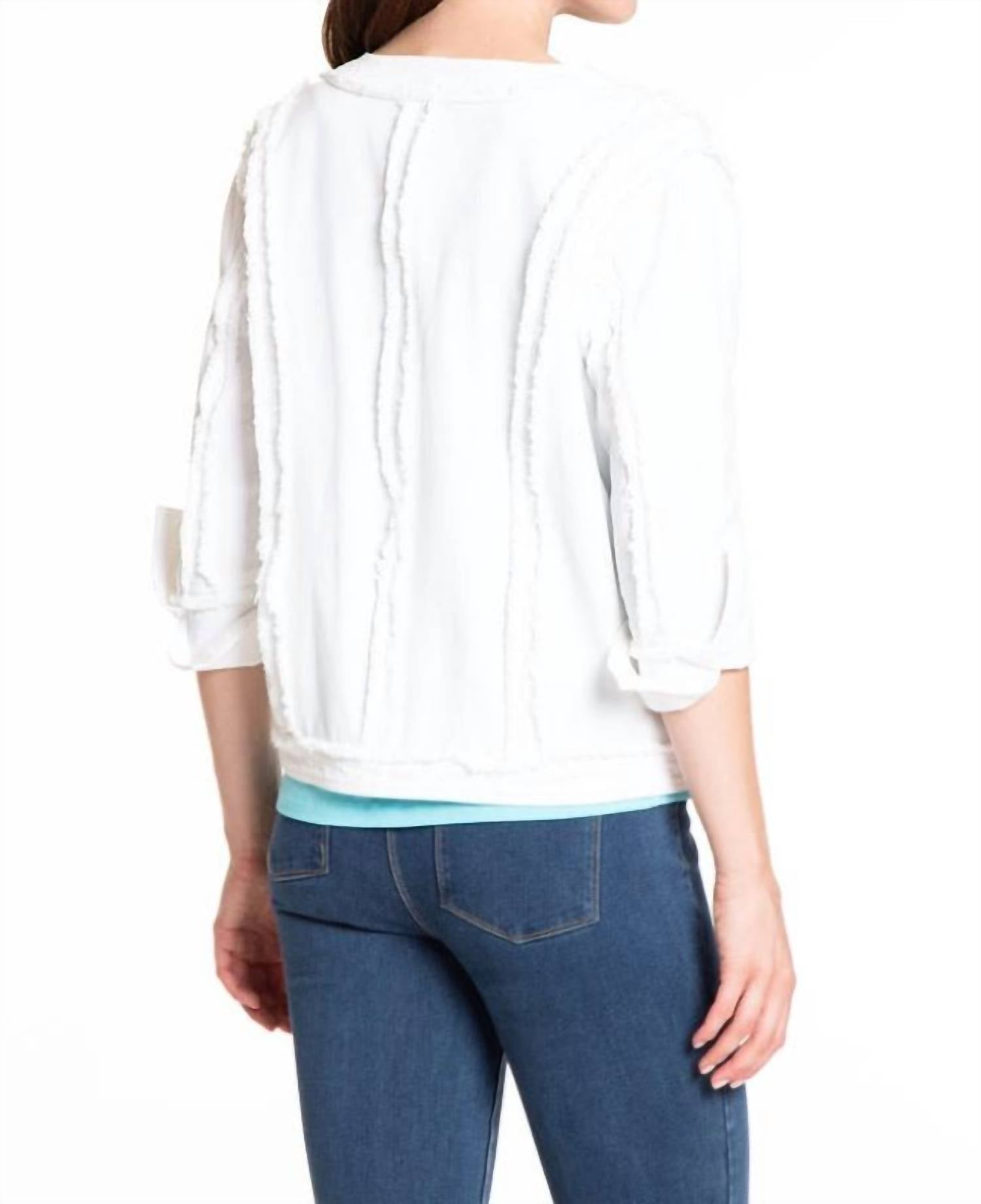 Fringe Trim Jacket