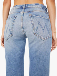 Mother The Mid Rise Hiker Hover Jeans in fight for your right 1 - women's jeans - view 4