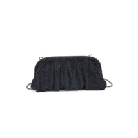 Urban Expressions Women's Irina Crystal Rhinestone Evening Bag in black - women's bag - detail view