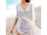 Shiraleah - Jessica Lightweight Pin Stripe Swimsuit Cover Up