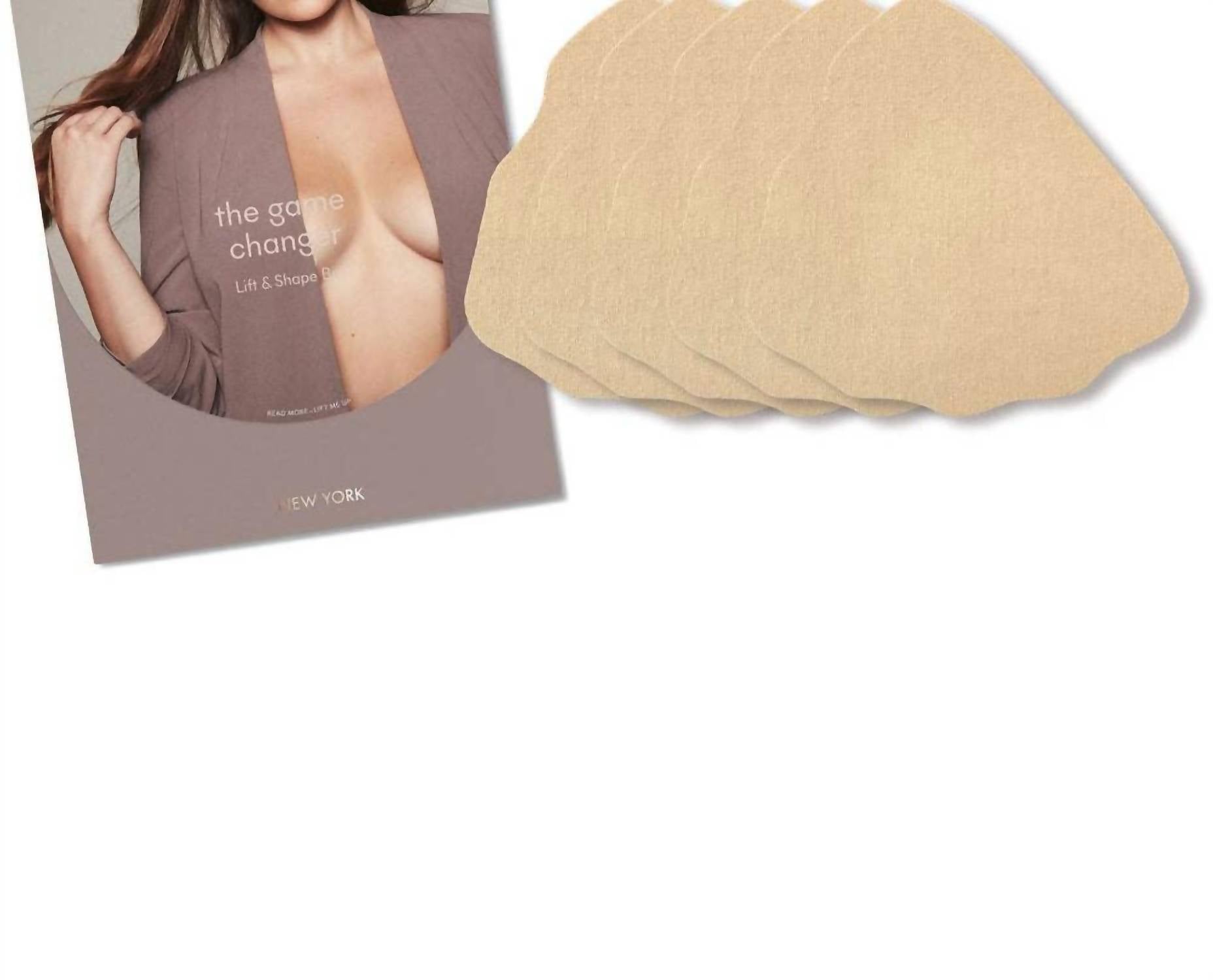 NOOD Game Changer Lift & Shape Bra in beige - women's intimate - detail view