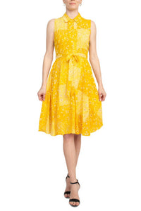 Nanette Lepore - Women's Multi Print A Line Crepe Dress