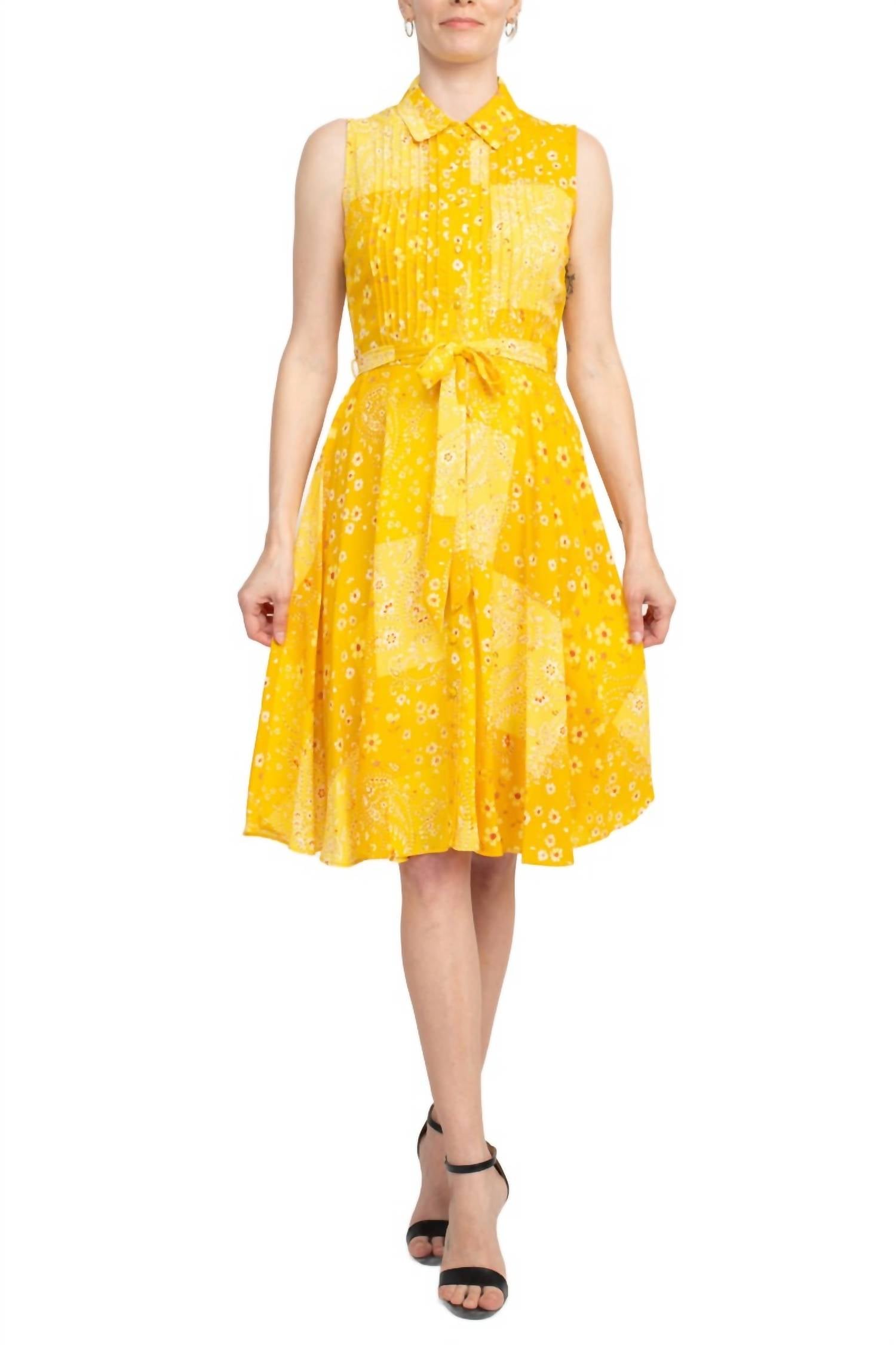 Nanette Lepore - Women's Multi Print A Line Crepe Dress