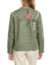 Johnny Was - LINEN WORKWEAR JACKET
