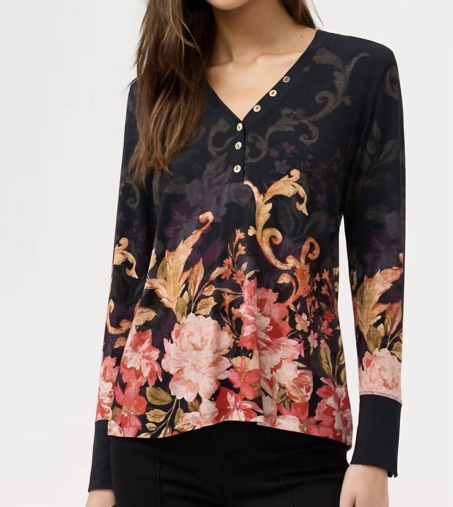 Johnny Was - Janie Favorite Henley Top