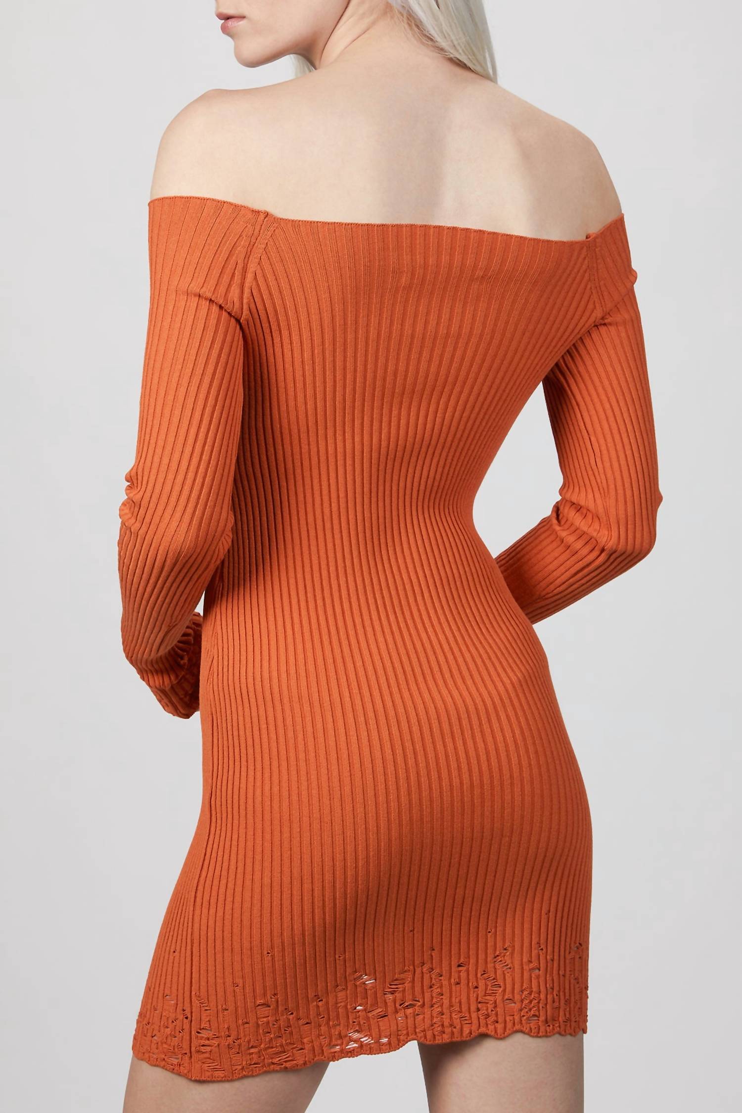 AJOUR MINI KNIT DRESS