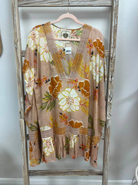 Z&L Europe - Floral Long Sleeve Coverup