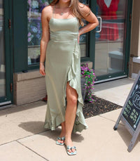 Dress Forum - Crisscross Back High Low Dress