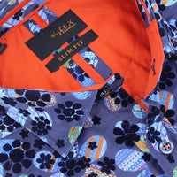 Eight X - Floral Flocking Button Down Shirt