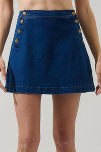 Sugarlips - Lavinia Denim Malty Mini Skirt