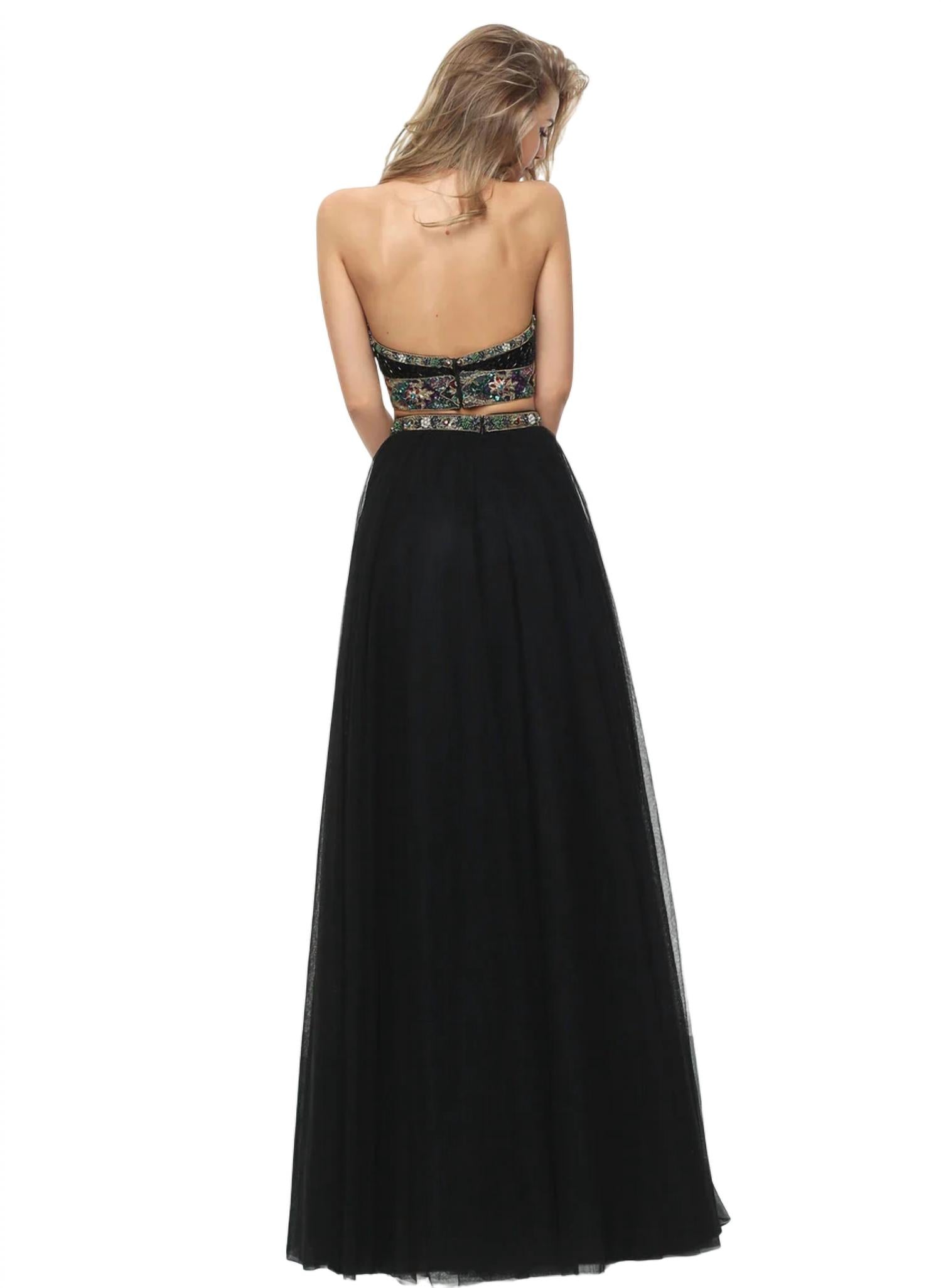 Sherri Hill - High Halter Neck Prom Dress