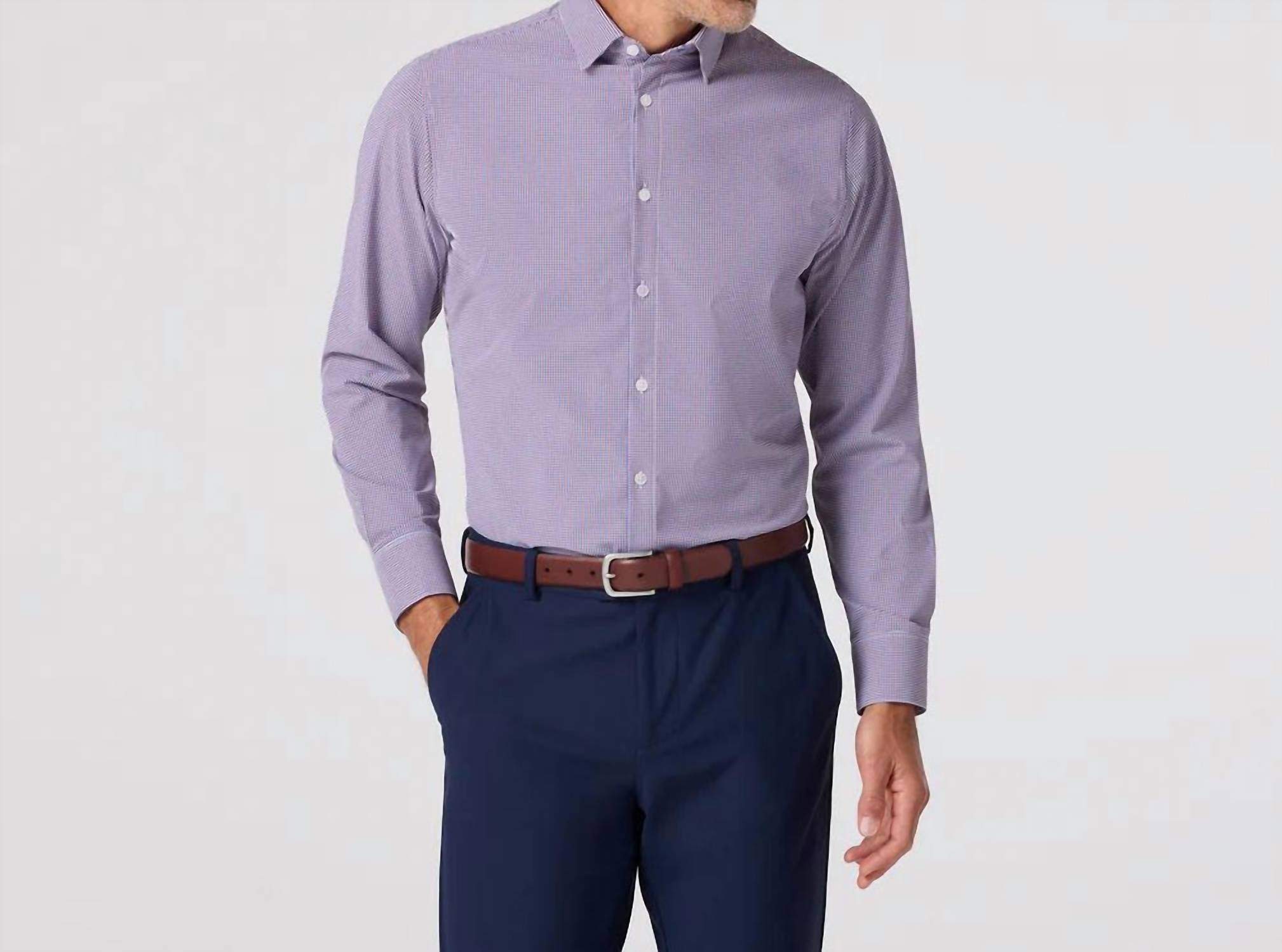 Mizzen + Main - Leeward Trim Fit Long Sleeve Dress Shirt