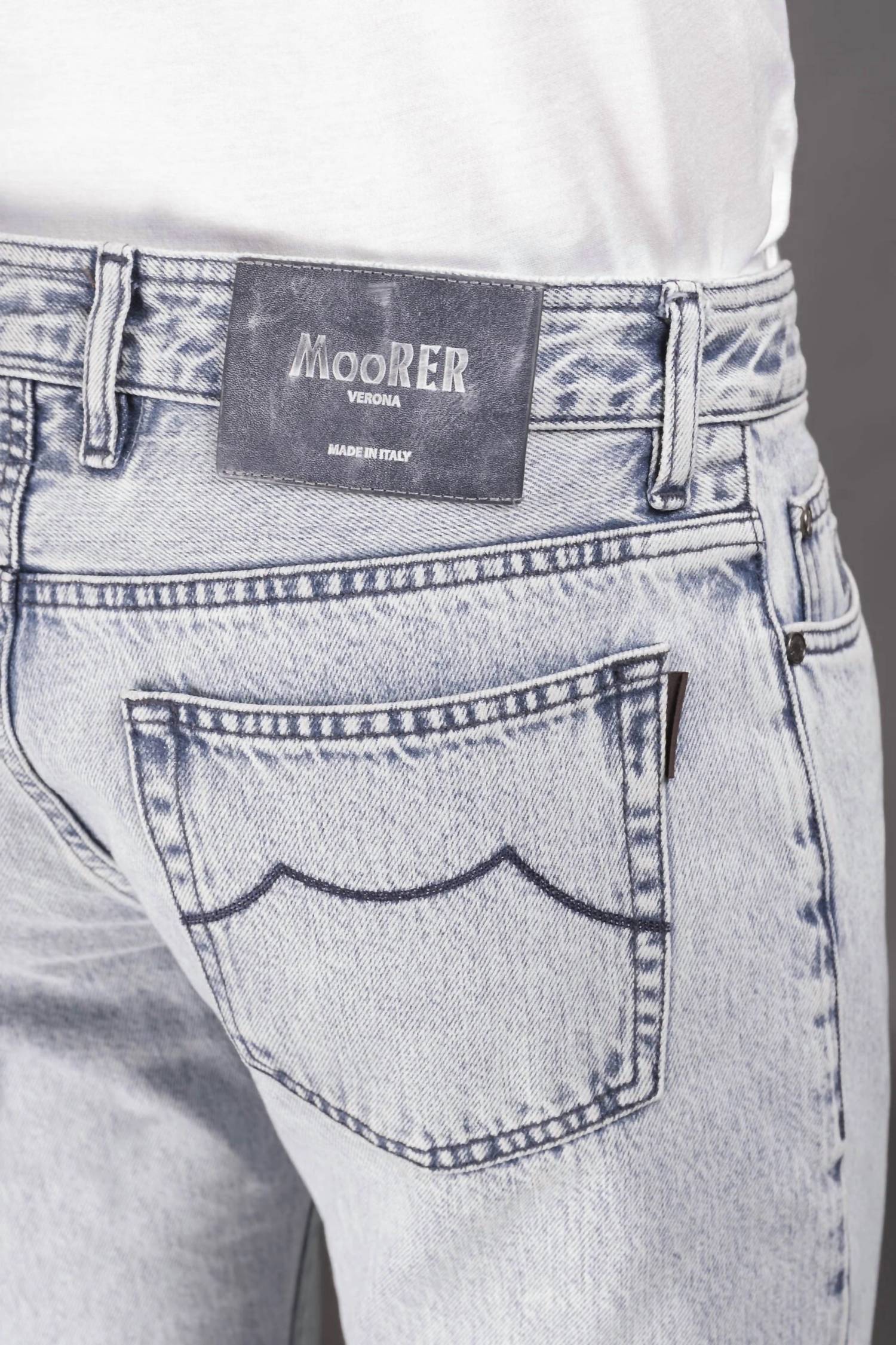 Moorer - Men's Pavel Slim Straight Jeans